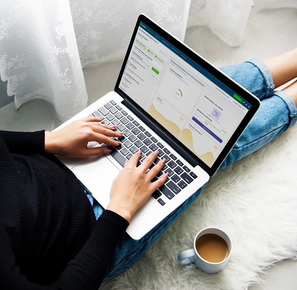 PASS platform marketing site and product interface preview